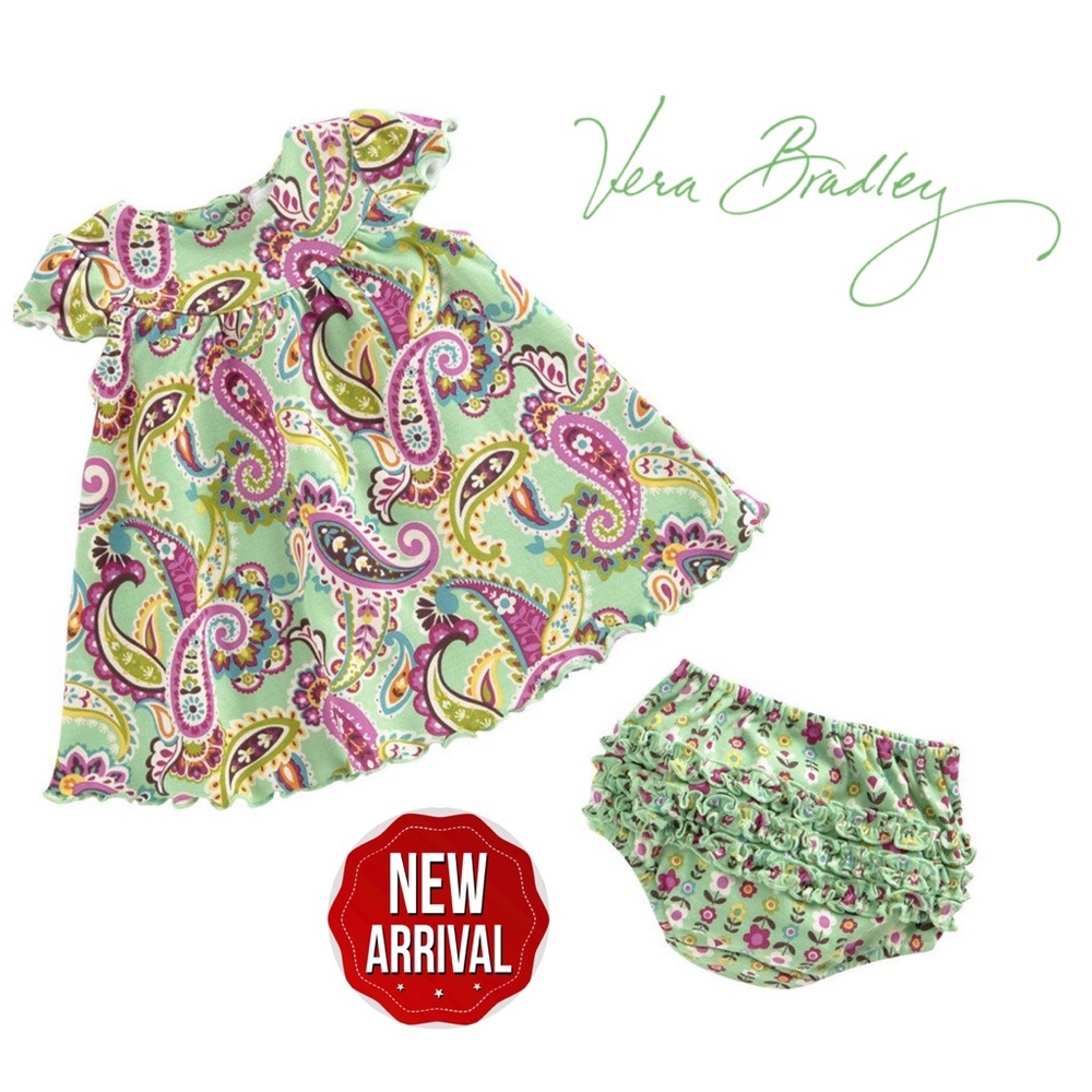 Vera Bradley Baby Dress and Bloomer Gift Set NWT